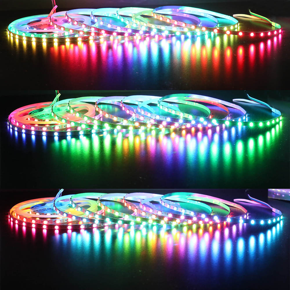 DC5V SK6812 3.28Ft 60LEDs Ultra Narrow 0.20in Wide Individually Addressable RGBW LED strip light DC5V SK6812 3.28Ft 60LEDs Ultra Narrow 0.20in Wide Individually Addressable RGBW LED strip light